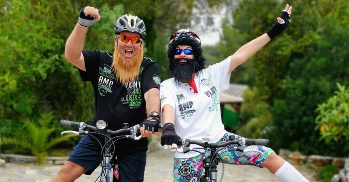 Couple Spending Lockdown Abroad Entertains Their Loved Ones Back Home By Dressing Up In Kooky Costumes Every Day