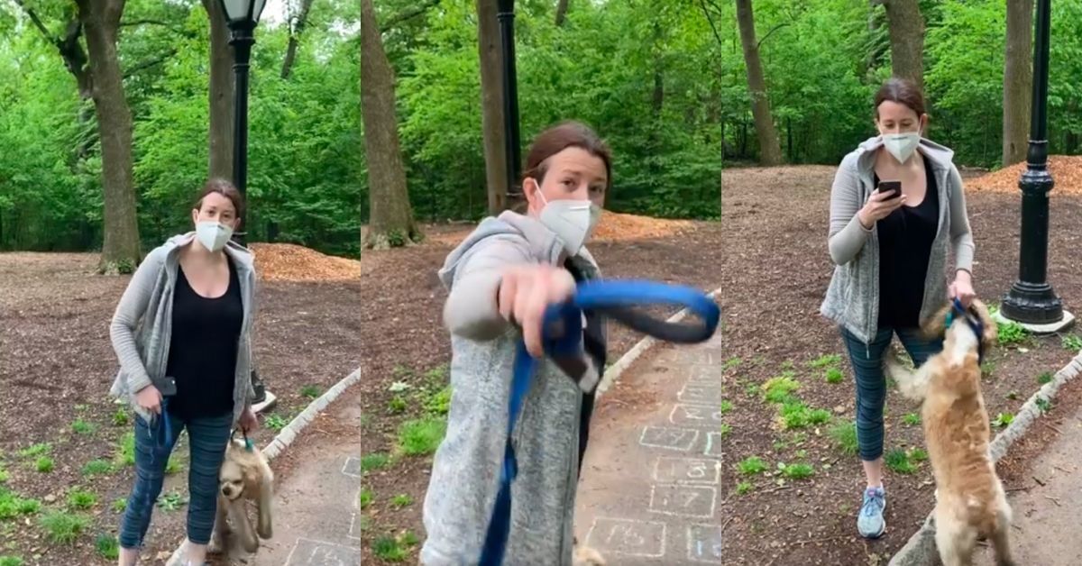 Woman Who Called Cops On Black Man For Telling Her To Leash Her Dog Says Her 'Entire Life Is Being Destroyed'