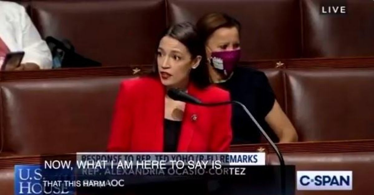 AOC Blasts Congressman Who Verbally Attacked Her With Powerful Anti-Misogyny Speech