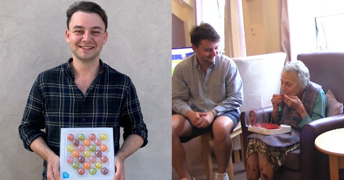 Man Develops Rehydration 'Jelly Drops' To Help Prevent Dehydration In Dementia Patients