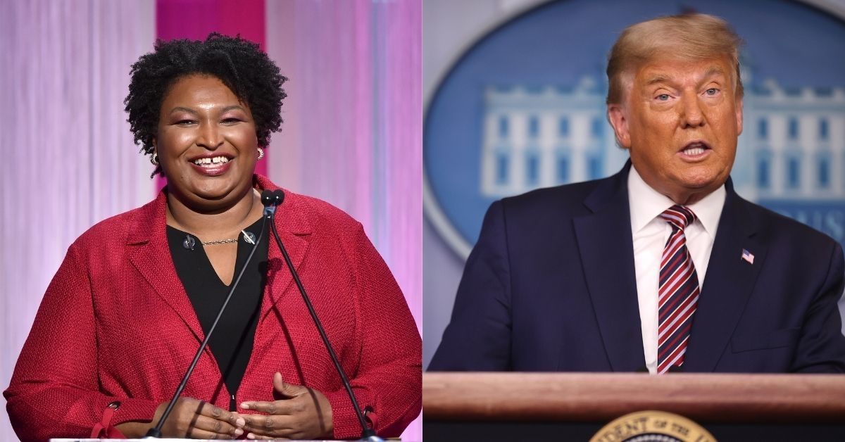 Stacey Abrams Calls Trump An 'Orange Menace Of Putrescence' In Epic Celebratory Smackdown