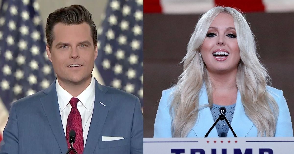 GOP Rep. Matt Gaetz's Tweet Thirsting Over A Photo Of Tiffany Trump Makes Twitter's Skin Crawl