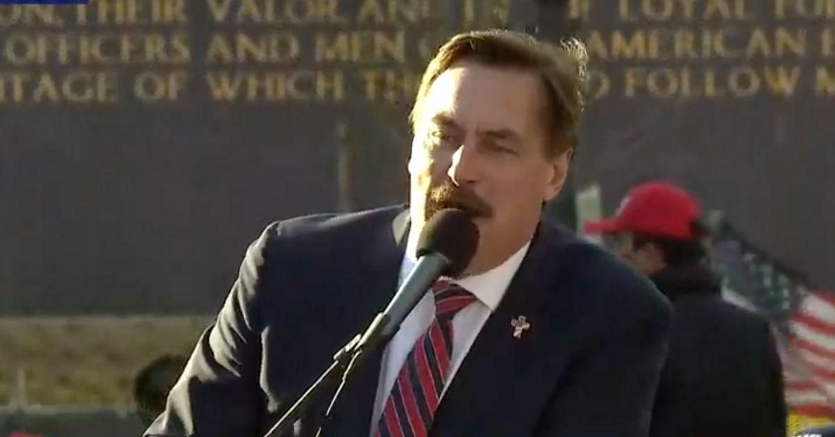 MyPillow CEO Tells MAGA Marchers That Fox News Was 'In On' Election Steal In Bonkers Rant