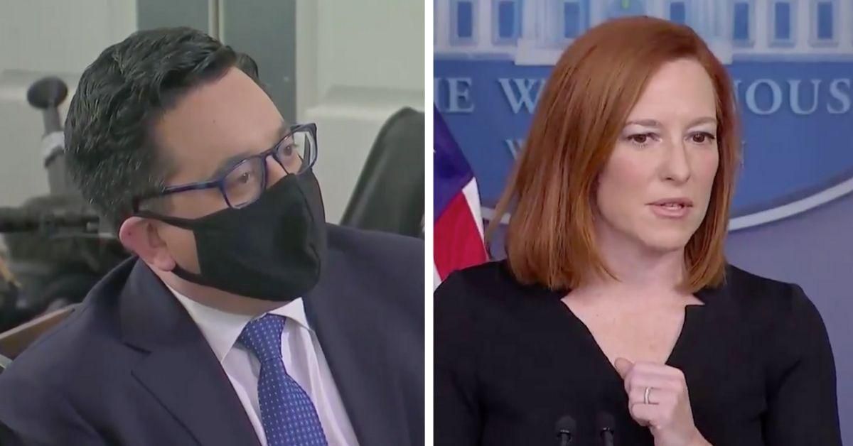 Press Sec. Jen Psaki Throws Some Epic Shade At Trump In Response To Reporter's Bizarre Question