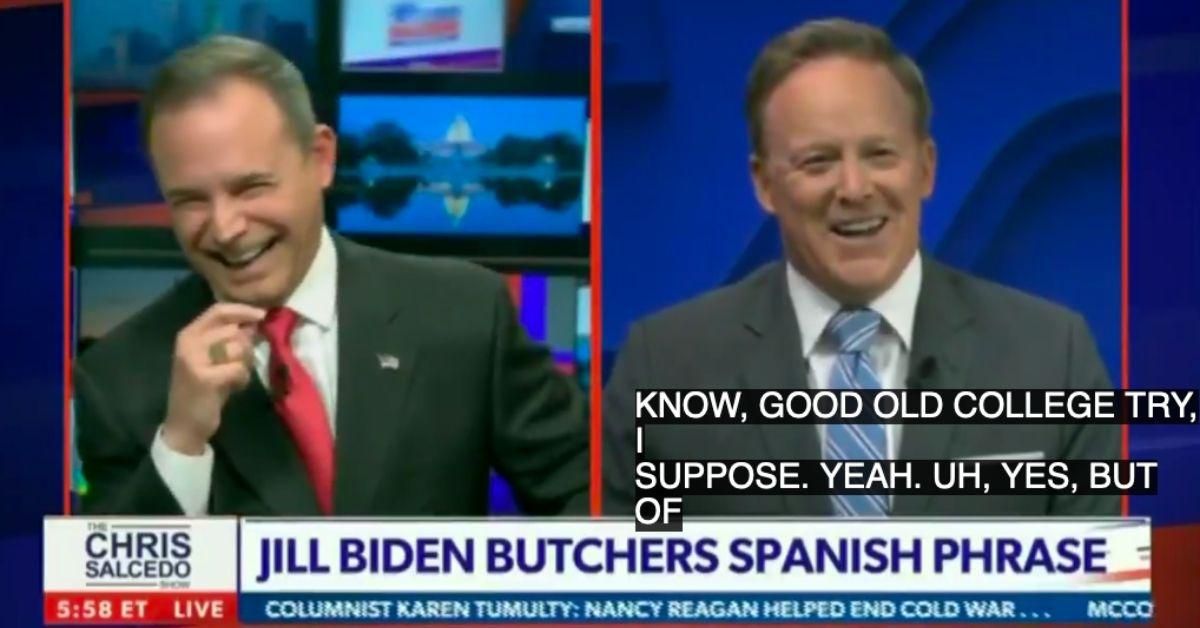 Newsmax Roasted After Conducting An Entire Interview With Sean Spicer With His Mic Muted