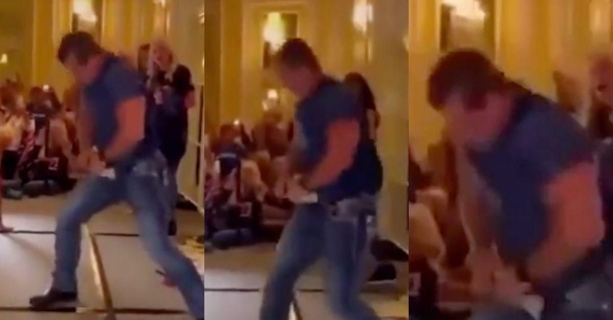 Guy Roasted After Trying—And Epically Failing—To Rip A Mask In Half At An Anti-Mask Rally