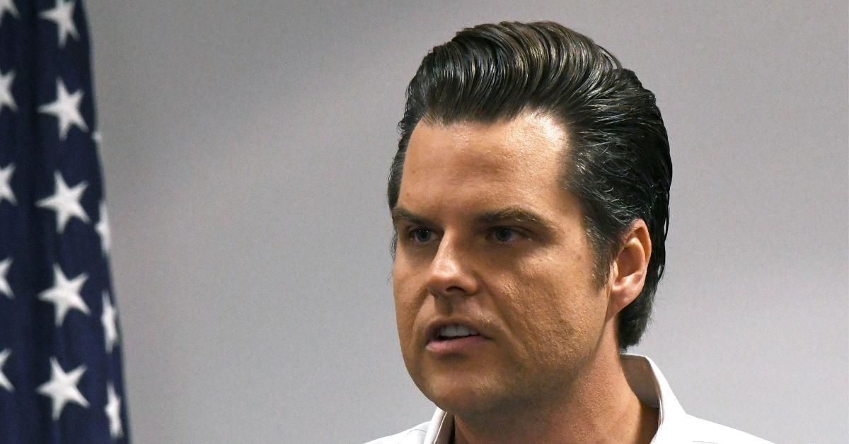 Matt Gaetz Creeps Out The Internet Yet Again After Photo Of Him Hovering Behind His Wife Emerges