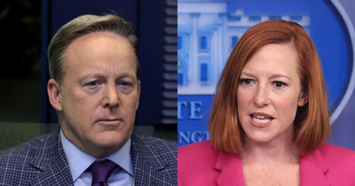 Sean Spicer Sounds Awfully Salty About Fox News Host Praising Jen Psaki's Press Secretary Skills