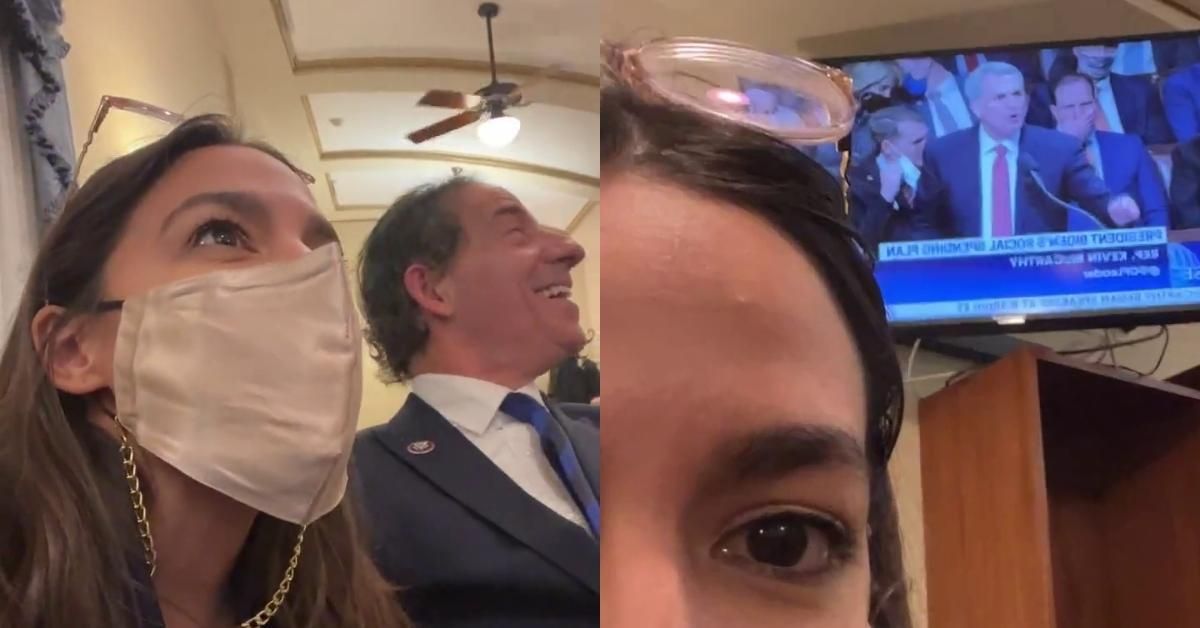 AOC Epically Drags 'Stunning Diversity' Of All-White GOP Caucus During McCarthy's 8-Hour Rant
