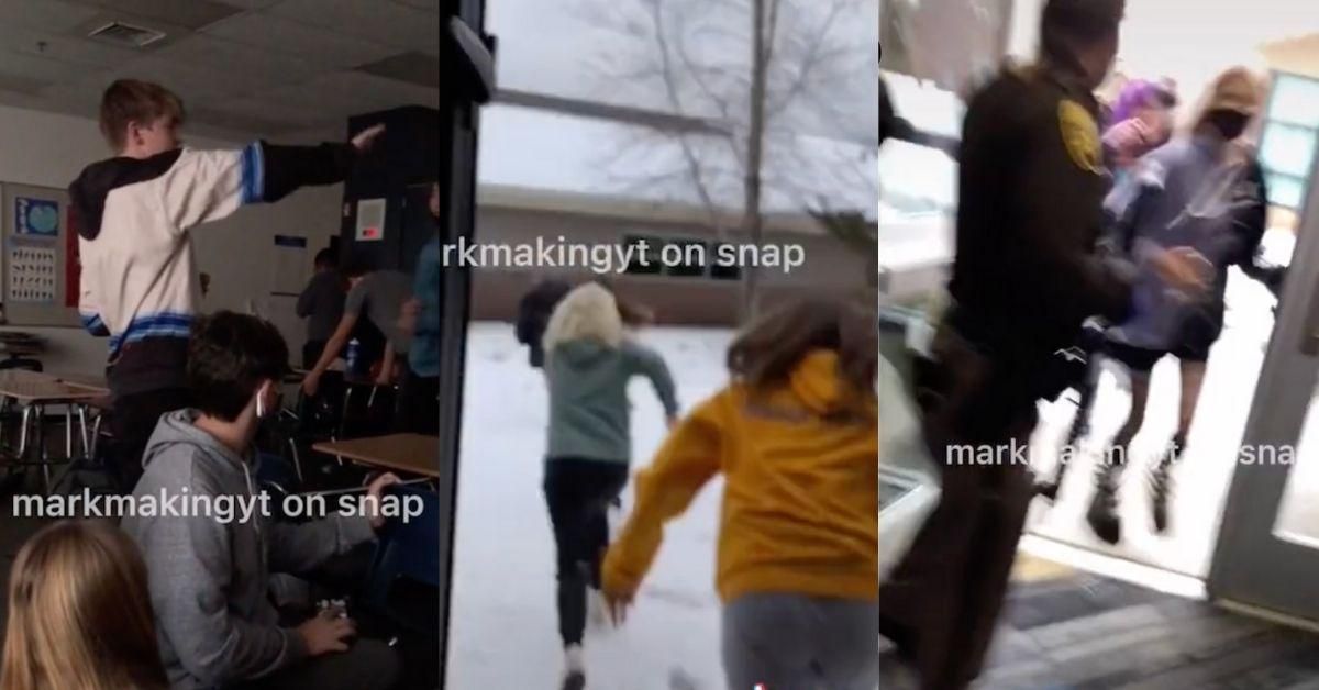 Terrified Students Refuse To Let Supposed Officer In After Suspecting He's Actually Oxford Shooter In Alarming Video