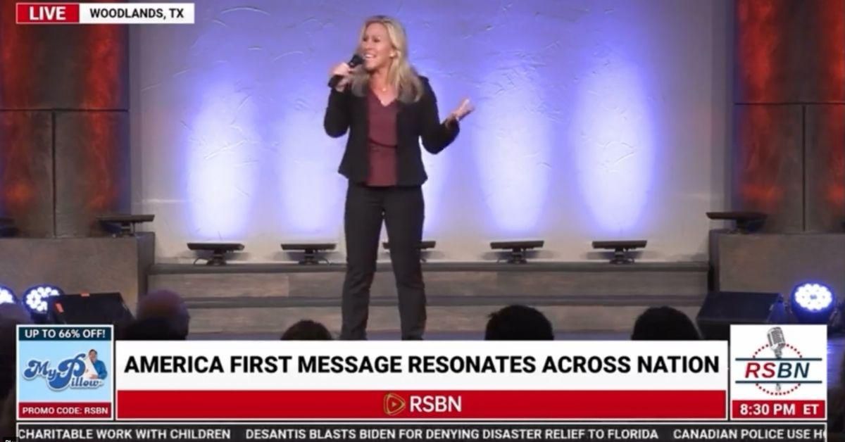 QAnon Rep. Gets Standing Ovation From Supporters After Bragging About How She Trolls Congress