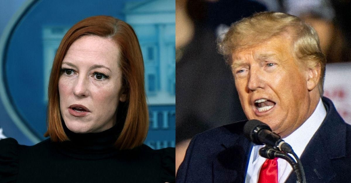 Jen Psaki Fires Back After Trump Praises Putin's Invasion Of Ukraine As 'Genius' And 'Savvy'