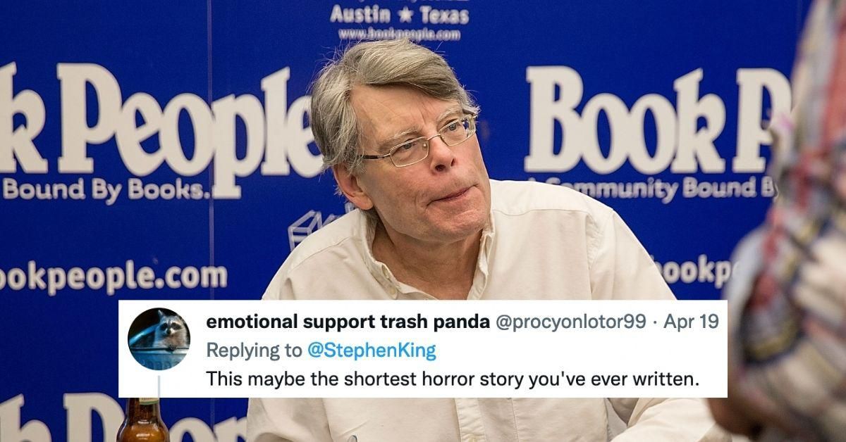 Stephen King Just Shared His Recipe For Microwaved Salmon—And It's Giving His Fans The Creeps