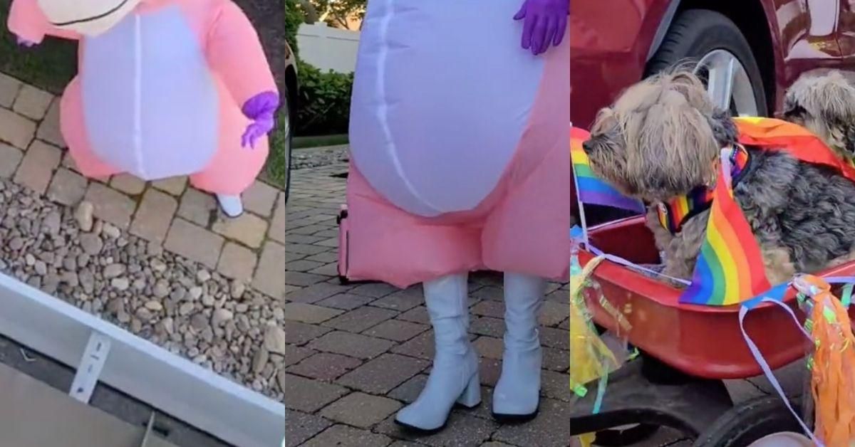 TikToker's Town Doesn't Celebrate Pride—So Their Supportive Mom Puts On A 'Parade' Of Her Own