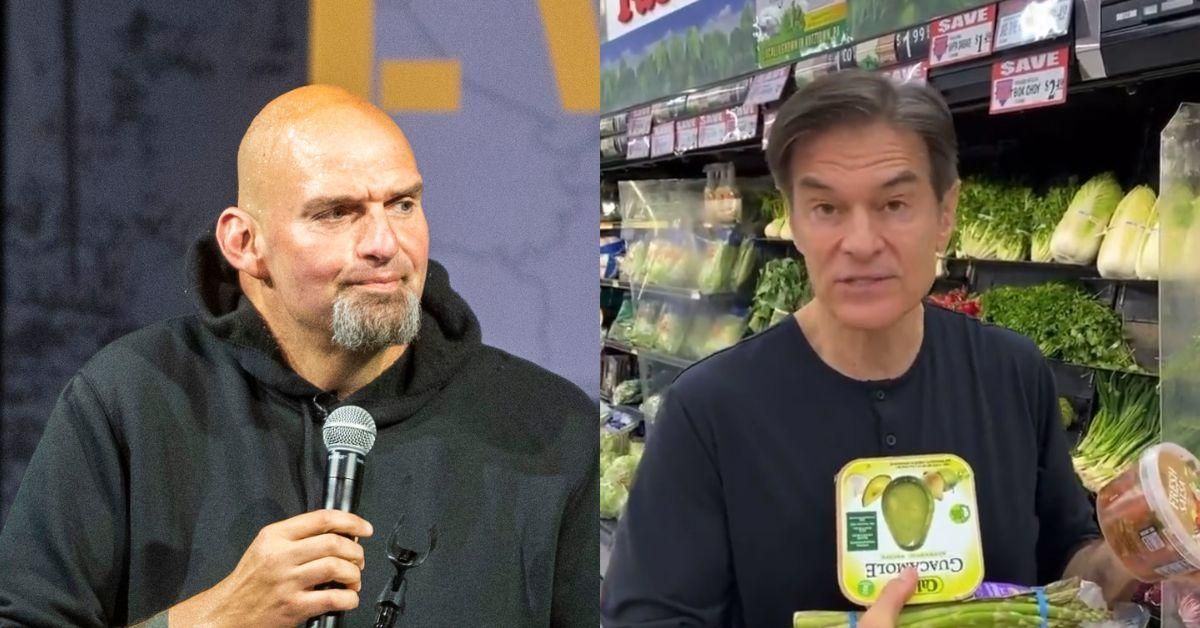 John Fetterman Expertly Trolls Dr. Oz Over Cringey 'Crudité' Grocery Store Video