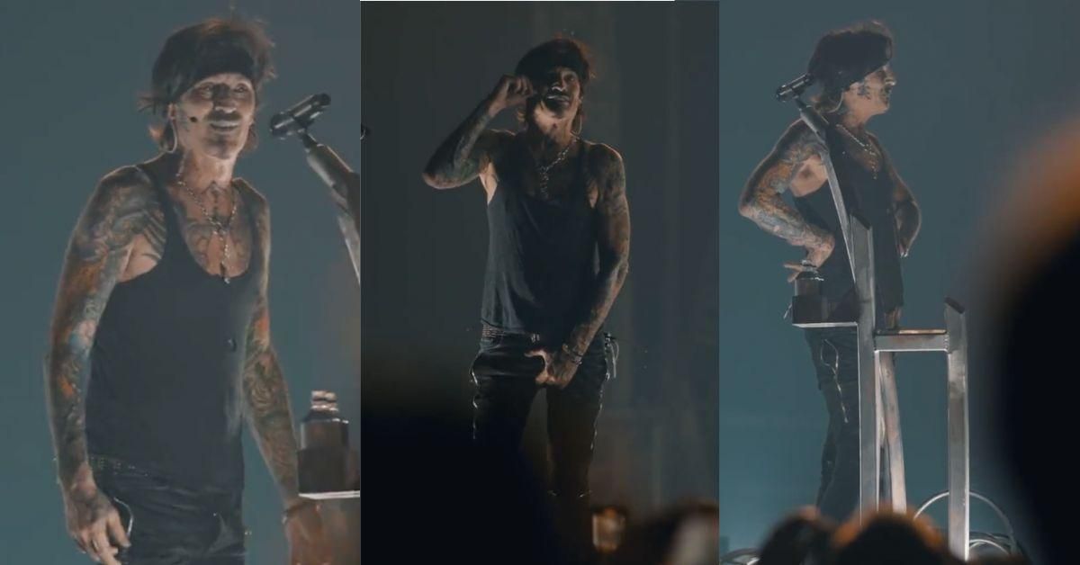 Tommy Lee Tells Crowd He Was On A 'Bender' When He Posted That Full-Frontal Pic: 'I Got F**king Sideways'