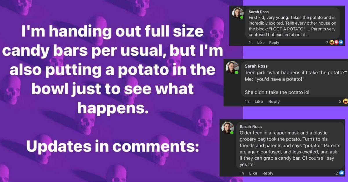 Milwaukee Woman Becomes Instant Neighborhood Icon After Handing Out Potatoes For Halloween