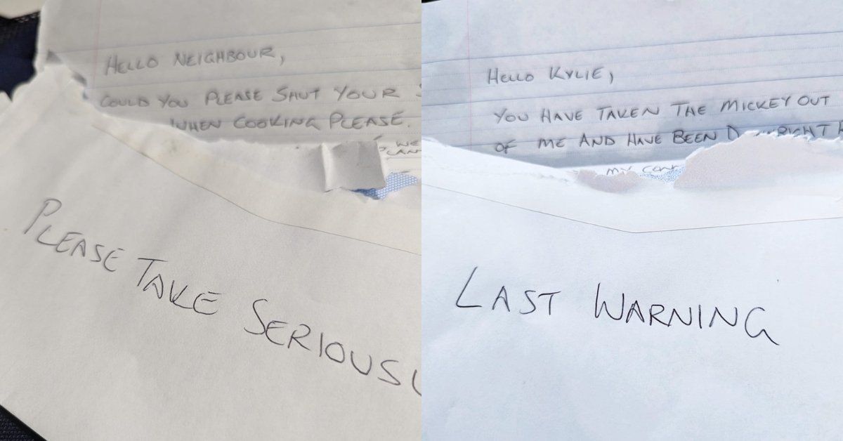 Vegan Family Sends Note To Neighbor Complaining About Meat Smells Making Them 'Feel Sick'
