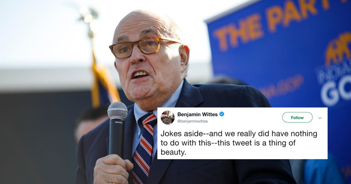 People Are Combing Through Rudy Giuliani's Old Tweets To Create More Websites—And They Struck Gold 😂
