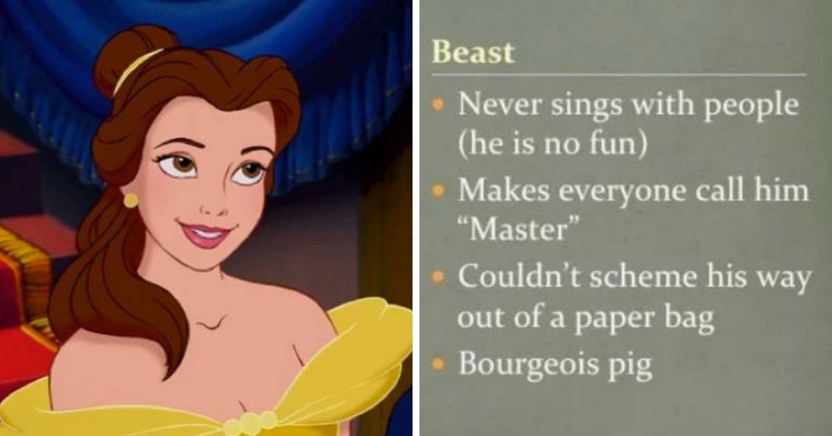 Someone Created A PowerPoint Presentation About Why Belle Should've Picked Gaston—And It's Impressive 😮
