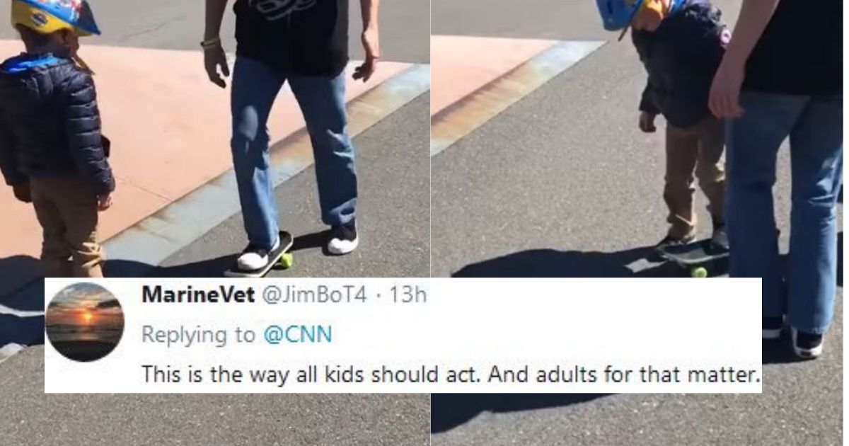 Teens Teach Little Boy With Autism How To Skateboard On His Birthday In Heartwarming Viral Video