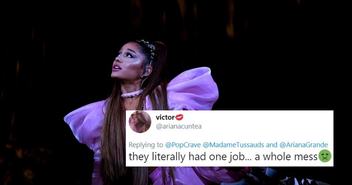 Newly-Unveiled Wax Sculpture Of Ariana Grande Has Fans Understandably Scratching Their Heads