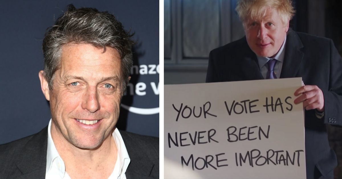 Hugh Grant Drags Boris Johnson's Cringey Parody Of 'Love Actually' Notecard Scene For Its Glaring Omission