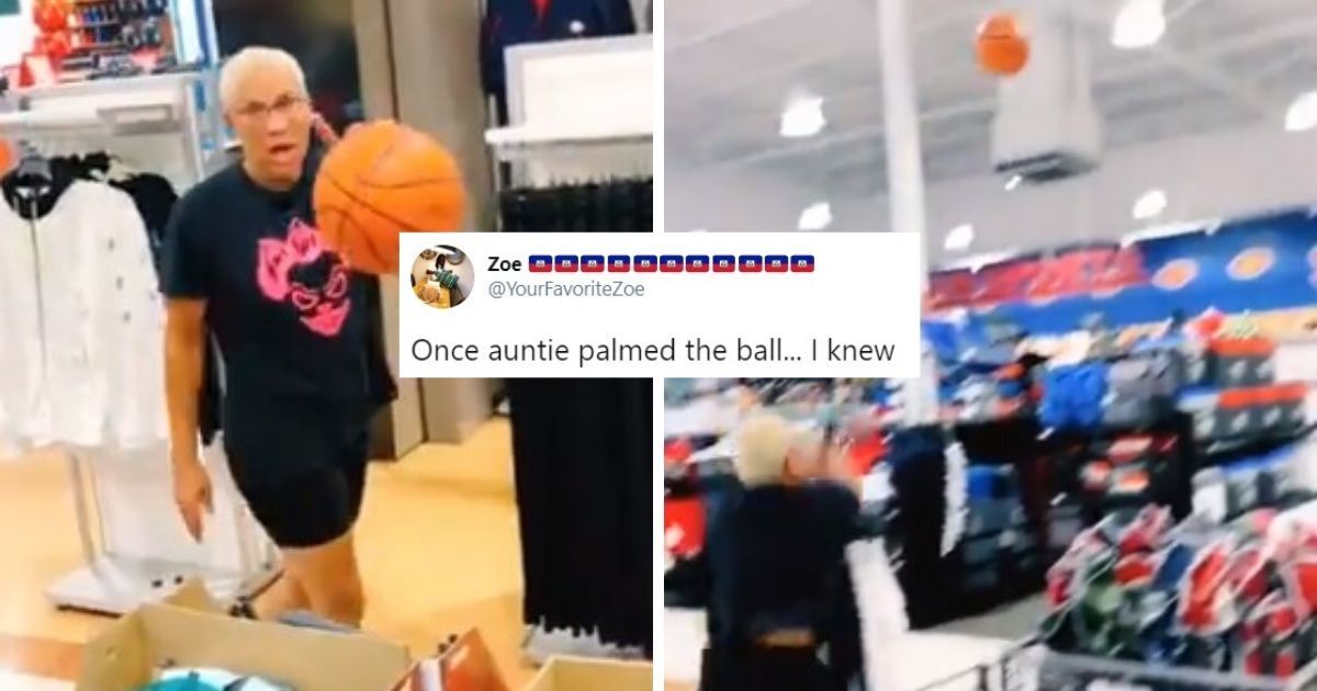 Tiktok 'Auntie' Makes Insane Trick Shot In Store—But She's Got Some Pretty Impressive Credentials