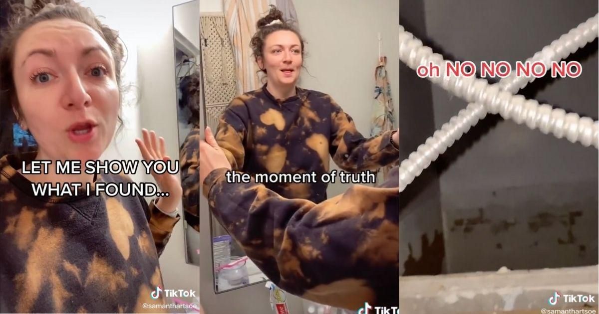 Woman Discovers A Creepy Opening Behind Her Apartment's Bathroom Mirror in Wild Viral Videos