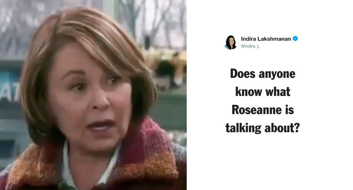 Roseanne Barr Tweets Confusing Claim About Trump Freeing Trafficked Children