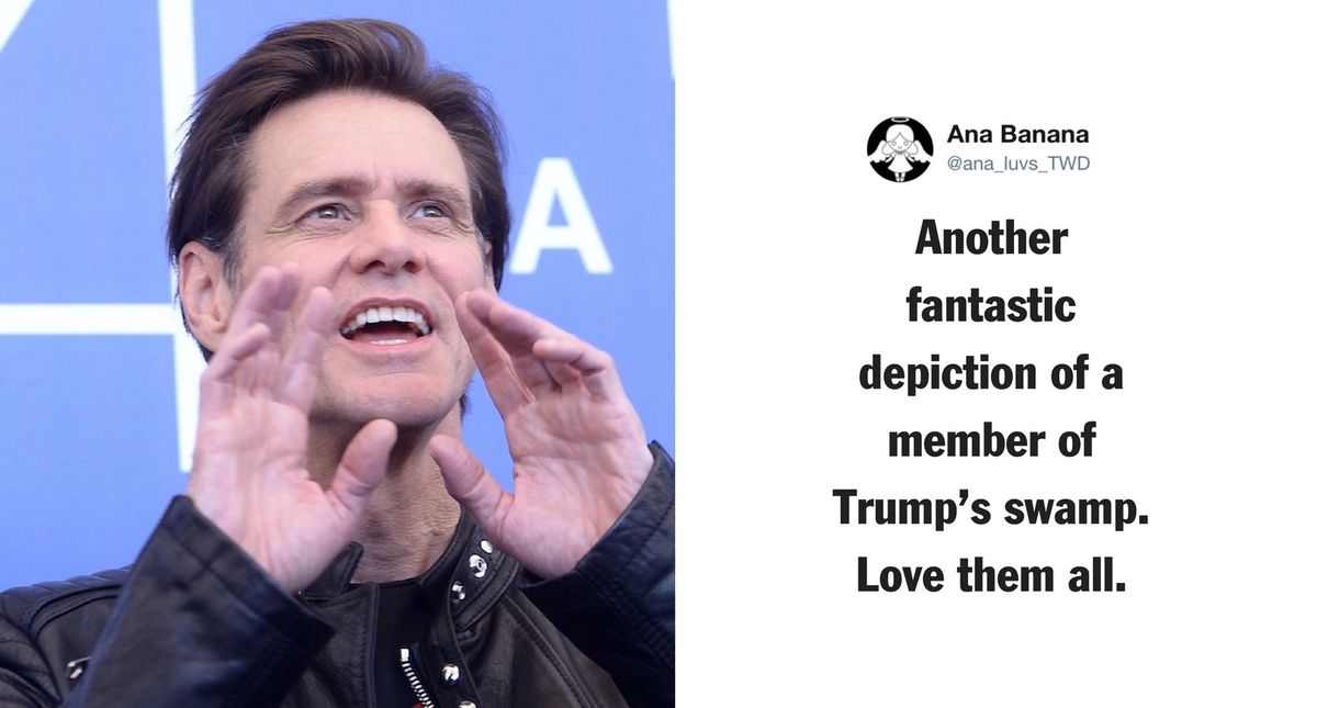 Jim Carrey Takes Swipe at EPA Chief Scott Pruitt With Latest Caricature