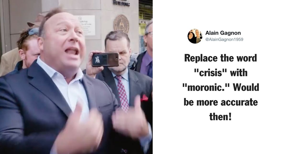Jordan Klepper’s 'The Opposition' Accuses 'InfoWars' Host Alex Jones of Being a 'Crisis Actor'
