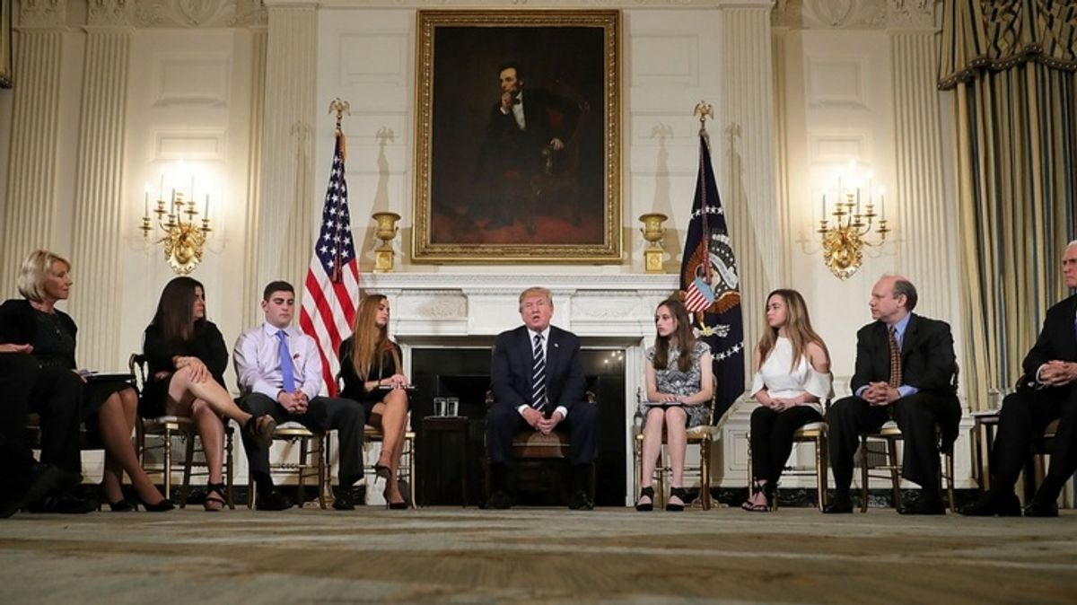 A Video Parody of Trump's Suggestion to Arm Teachers With Guns Appears Online