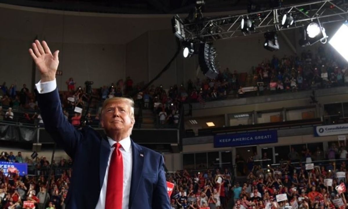 Trump's New Hampshire Rally Had Many Empty Seats Thanks To Gay Teen's Viral Prank