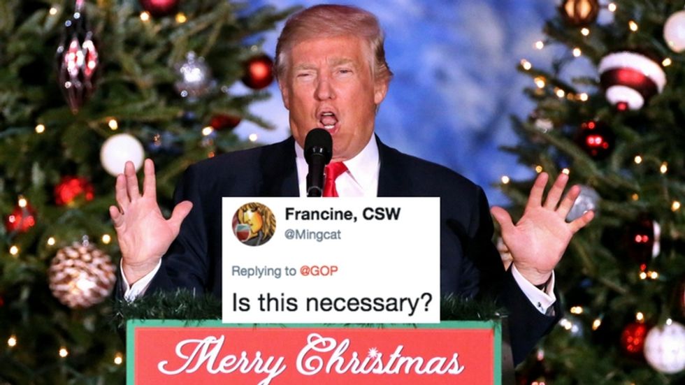 PHOTO: Trump Releases New Christmas MAGA Hat