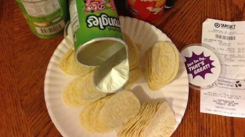 PHOTOS: People are Puzzled by Cans of 'Prongles' Potato Chips