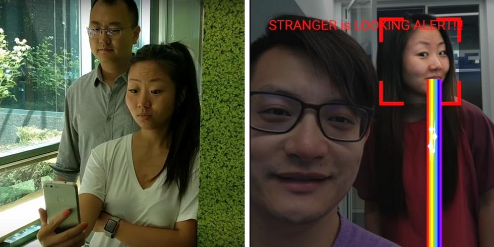 Google Phone Technology Sees Spies Looking Over Your Shoulder
