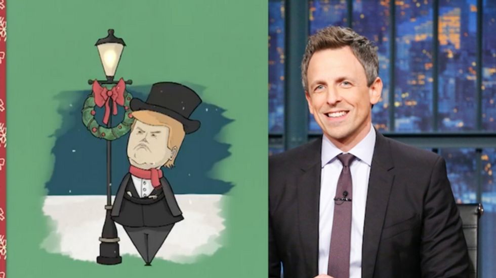 WATCH: Seth Meyers Puts a Trump Spin on 'A Christmas Carol'