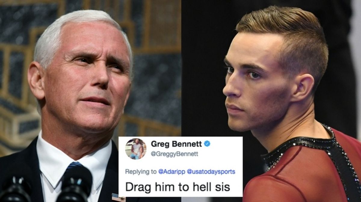 Mike Pence Calls Adam Rippon's Conversion Therapy Allegations 'Totally False'