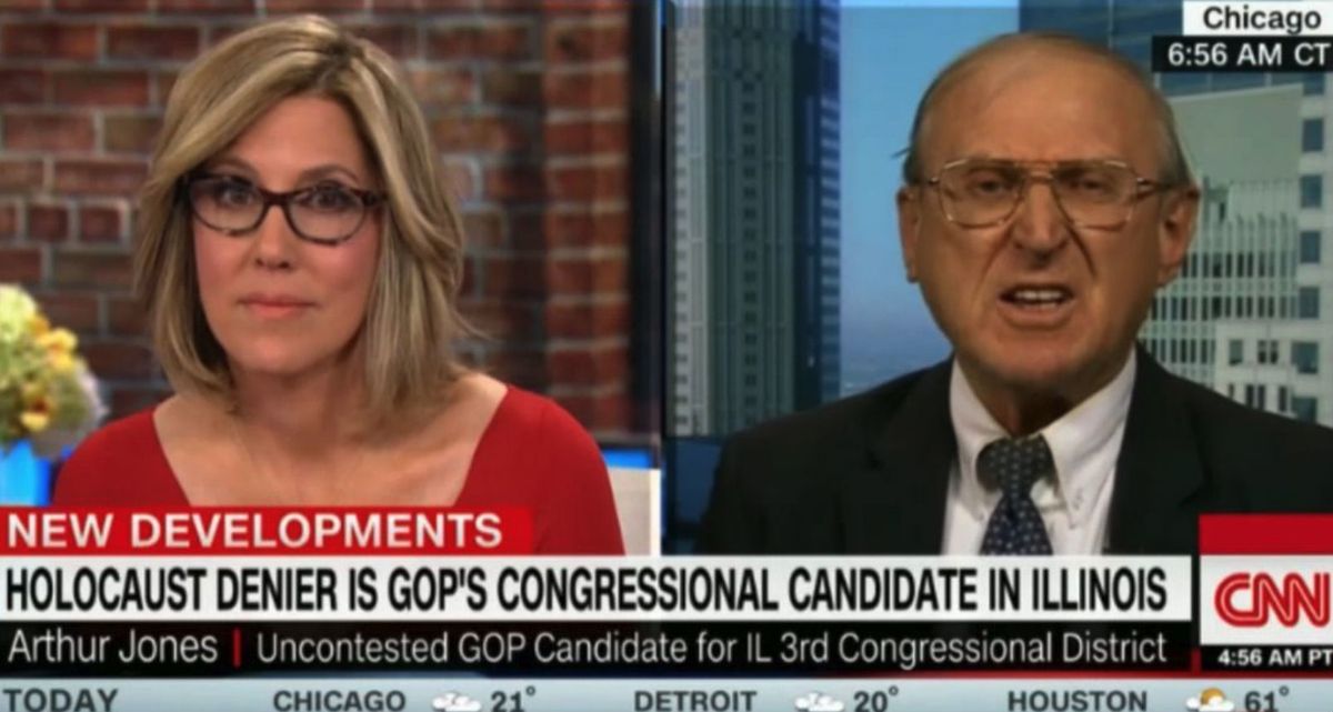CNN Host Challenges Nazi Holocaust-Denying Republican Candidate on Live TV