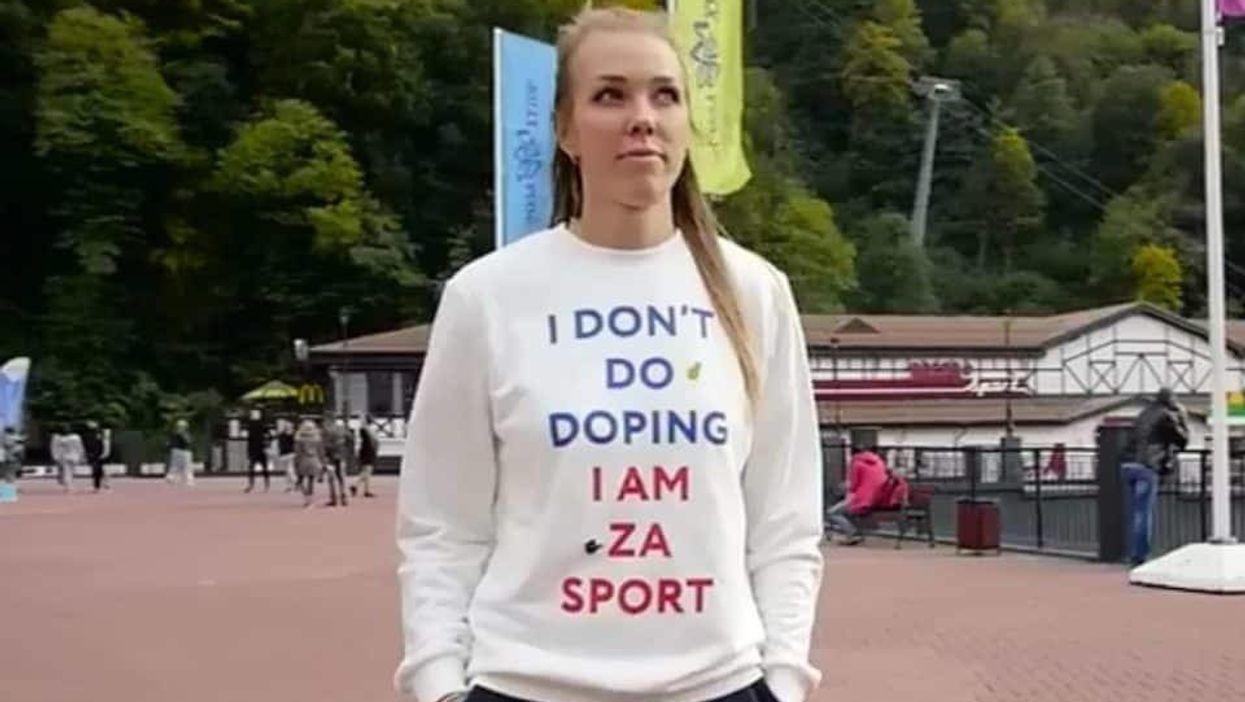 Olympic Bobsledder Nadezhda Sergeeva Tested Positive for Doping After Wearing 'I Don't Do Doping' Shirt