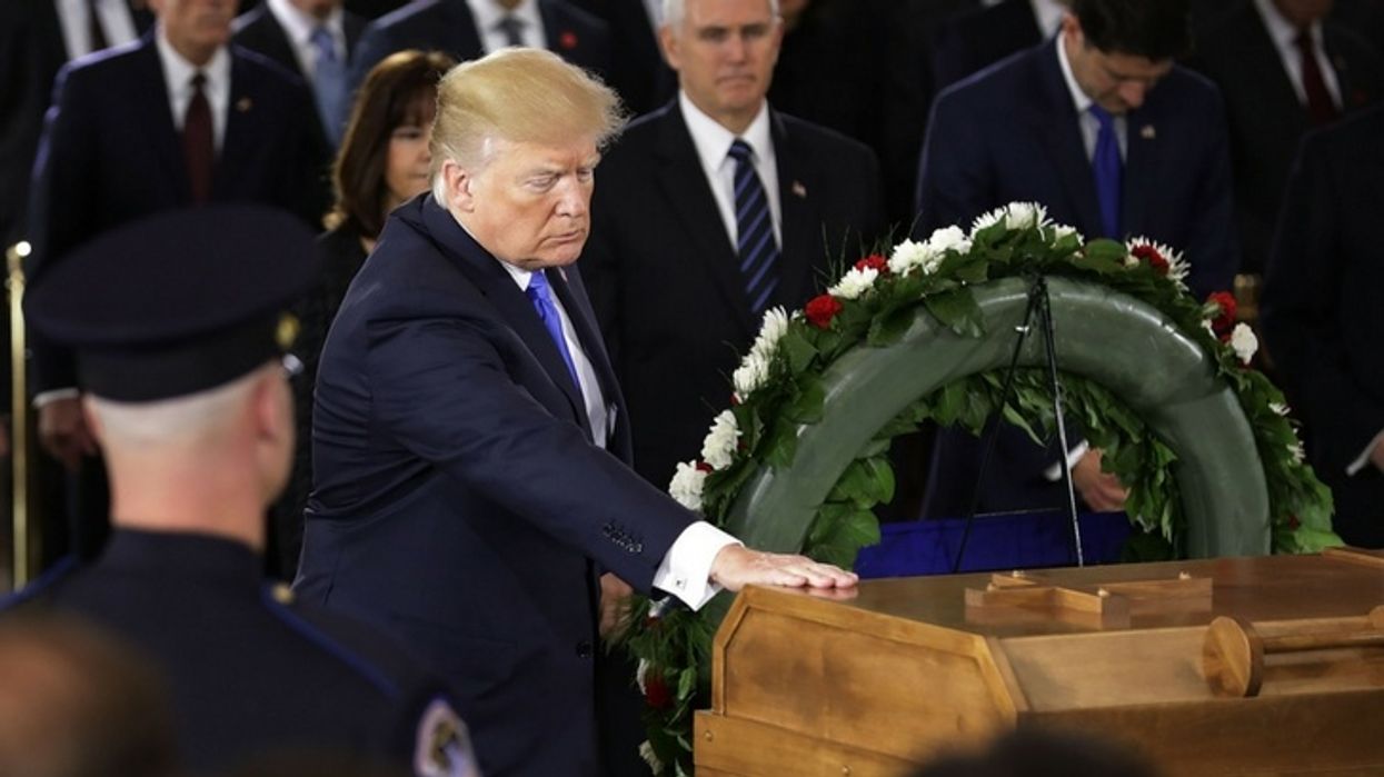 Donald Trump's Tweet Honoring Billy Graham in All Caps Leaves People Scratching Their Heads