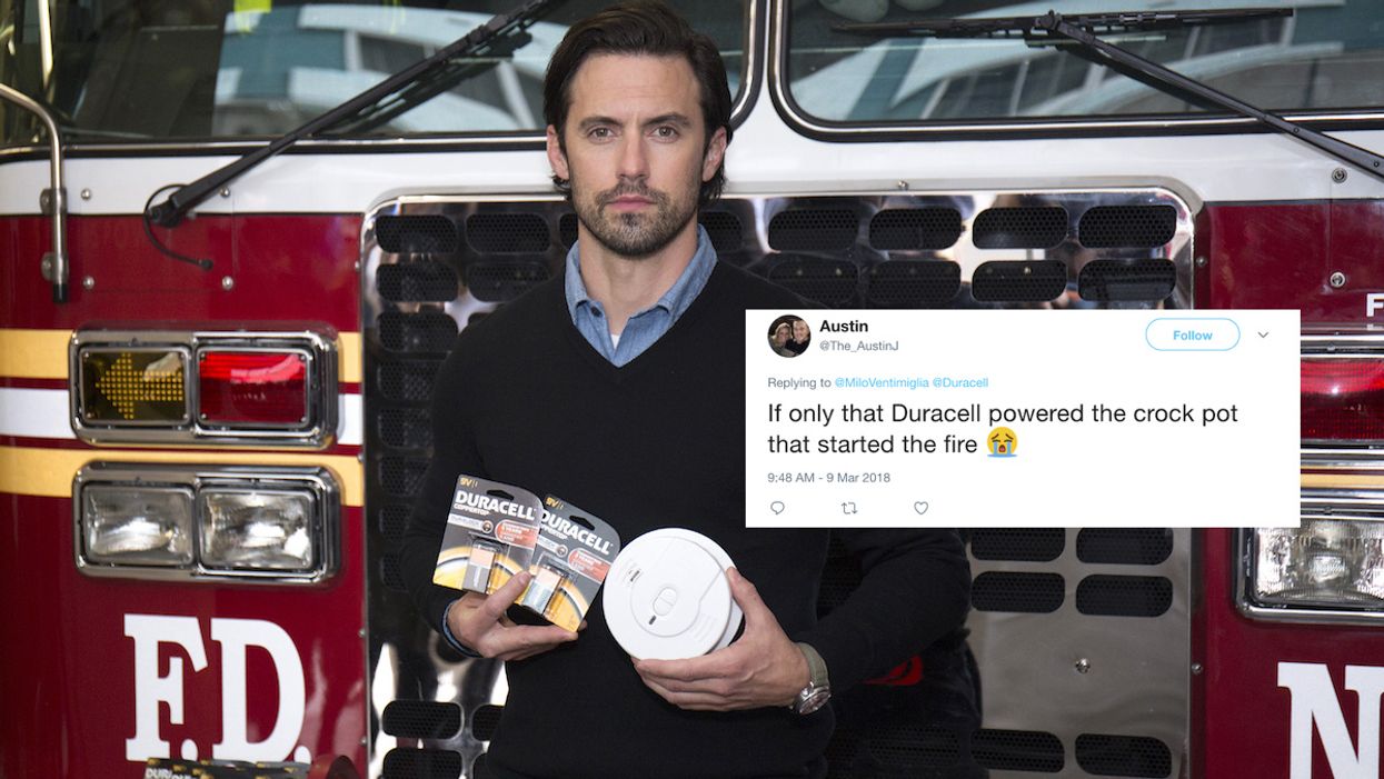 Milo Ventimiglia Teams With Duracell & Reminds You to Replace Old Batteries in Smoke Detectors