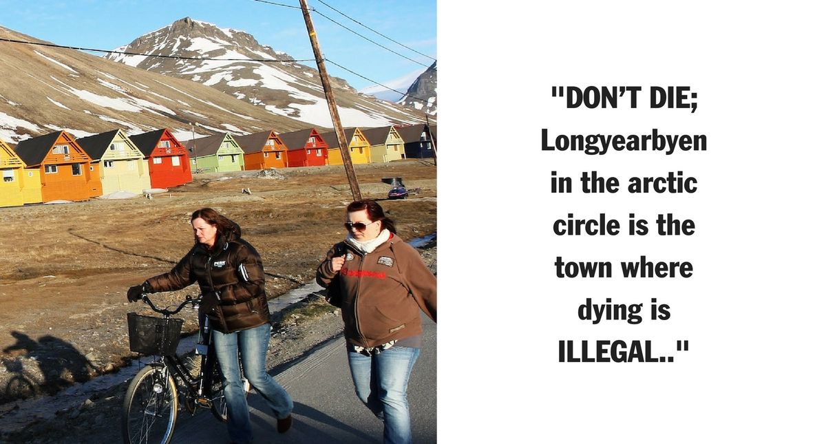 Dying in Longyearbyen Norway Is Illegal Because Bodies Can't Decompose in the Arctic Town