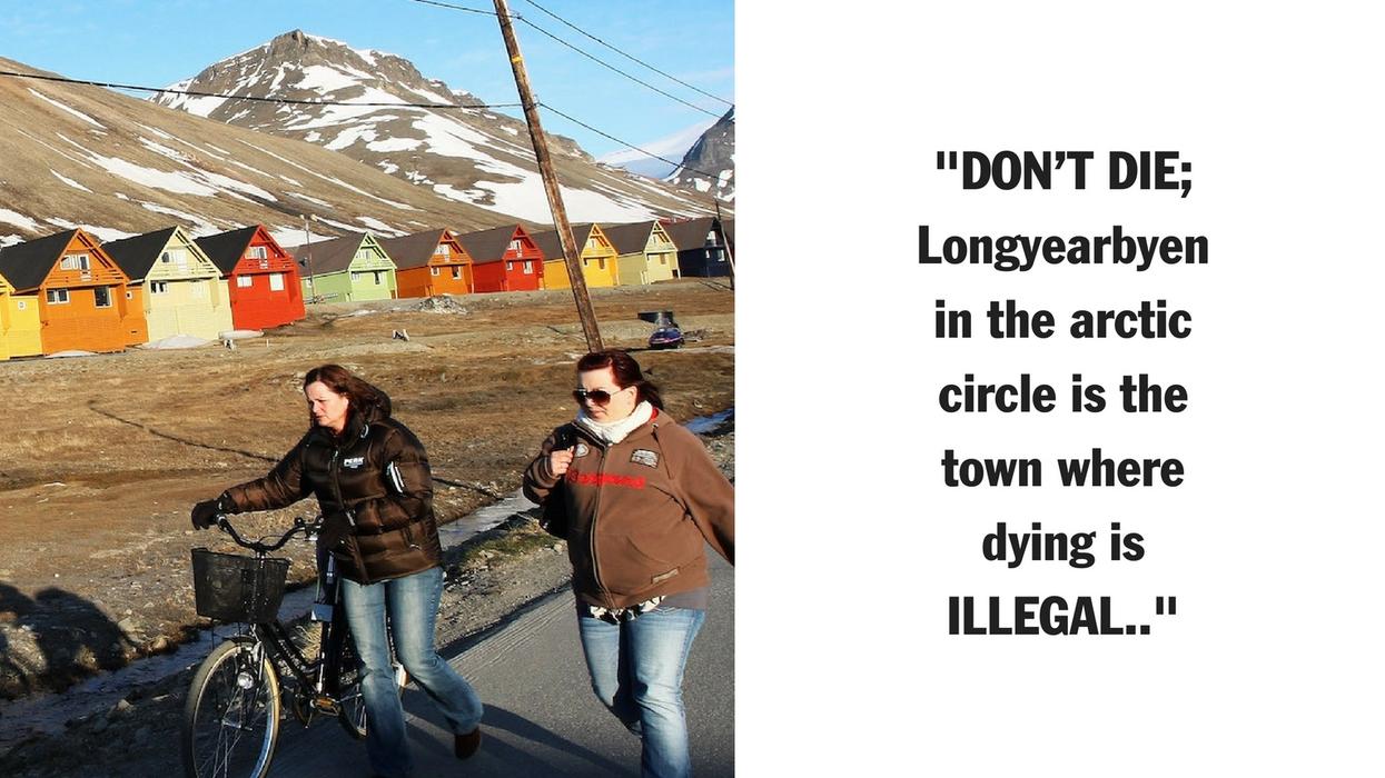 Dying in Longyearbyen Norway Is Illegal Because Bodies Can't Decompose in the Arctic Town
