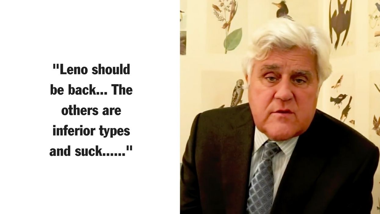 Jay Leno Jabs Trump on 'Tonight Show' by Correcting Fake Proverbs