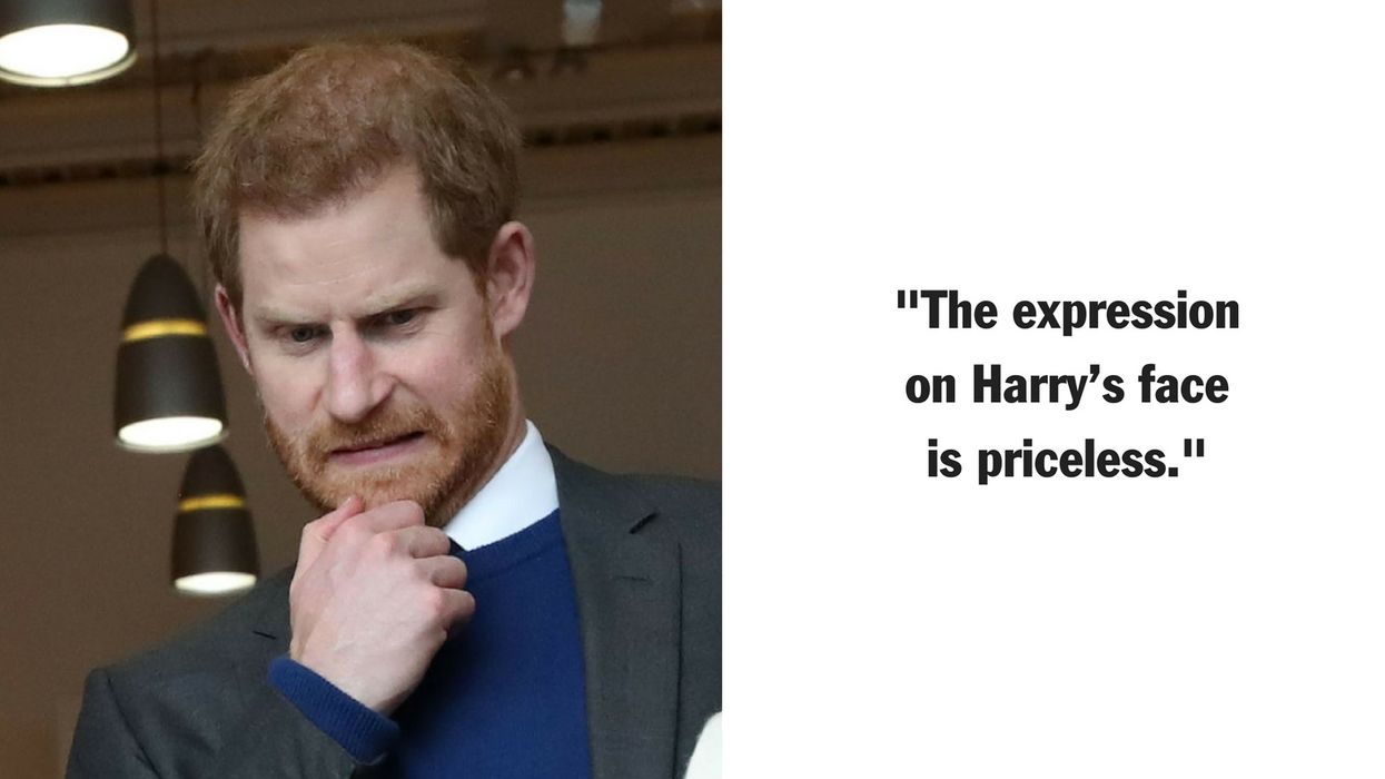 Prince Harry Is Appalled by a Prosthetic Foot During a Visit to Belfast With Meghan Markle