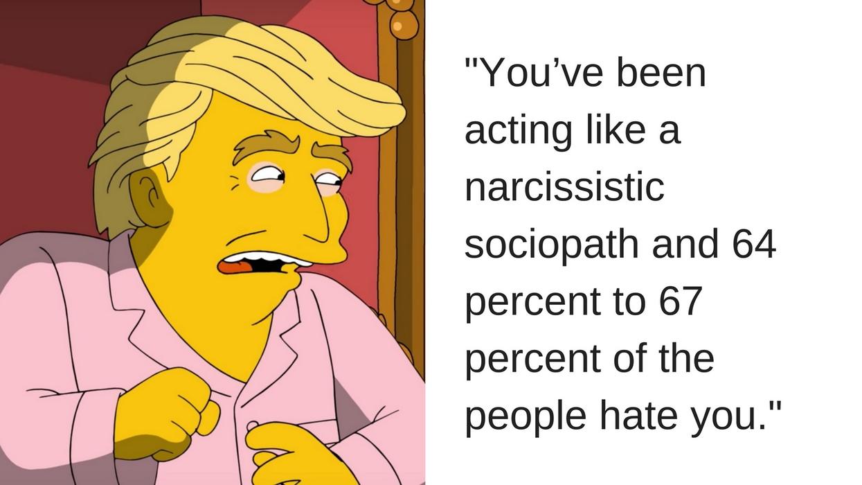 'The Simpsons' Just Slammed President Trump Yet Again in Their Latest Cartoon
