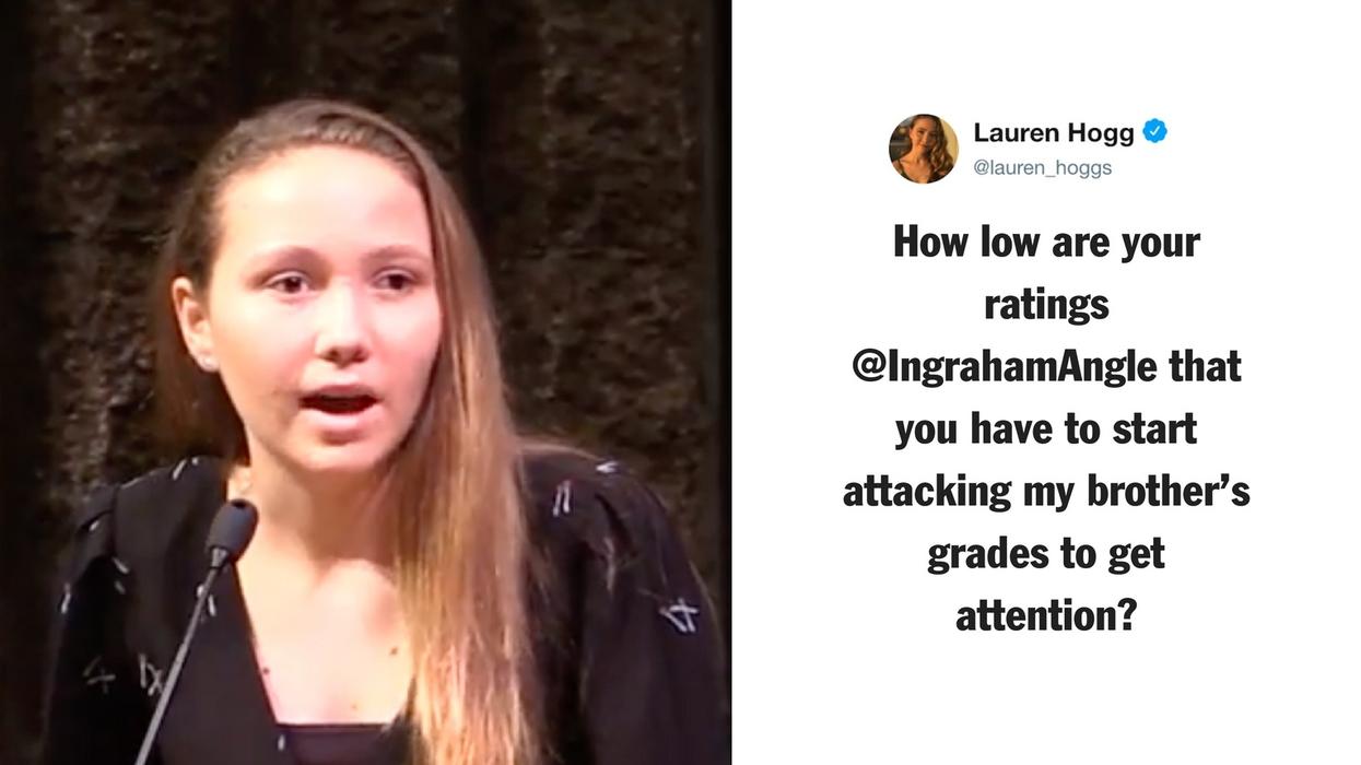 Parkland Survivor Lauren Hogg Confronts Fox Host Laura Ingraham & Melania Trump on Cyberbullying