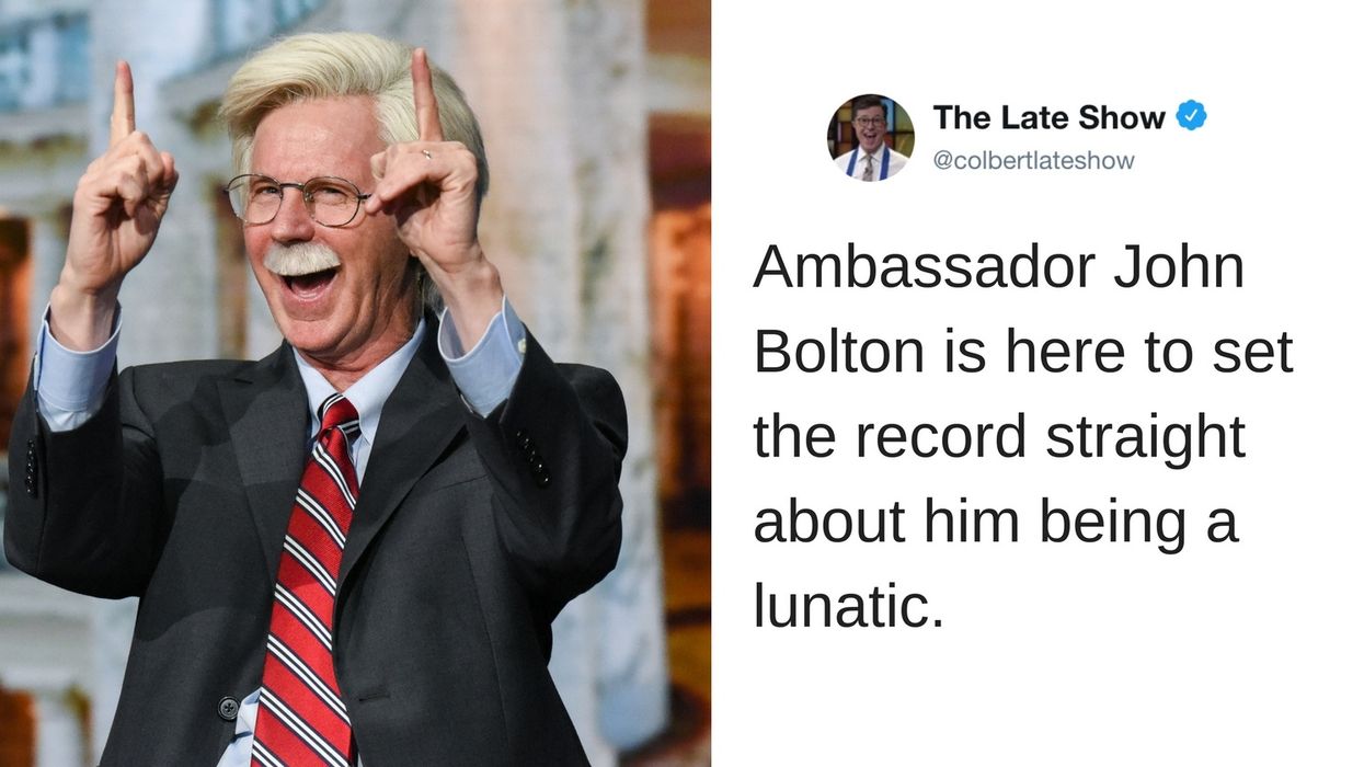 Dana Carvey Channels His Nuttiest John Bolton on Colbert—& It's Unsettlingly Amusing